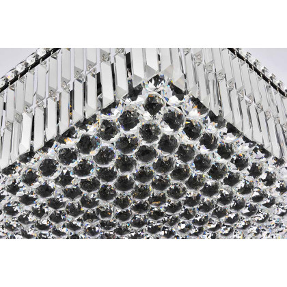 Elegant Chandelier - Black, L 28" (V2032D28BK-RC)