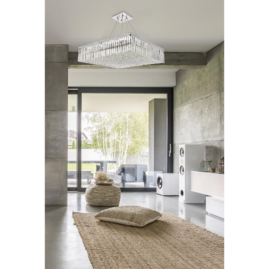 Elegant Chandelier - Chrome, L 32" (V2032D32C-RC)