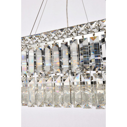 Elegant Chandelier - Chrome, L 32" (V2032D32C-RC)