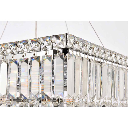 Elegant Chandelier - Chrome, L 32" (V2032D32C-RC)