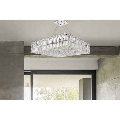 Elegant Chandelier - Chrome, L 32" (V2032D32C-RC)