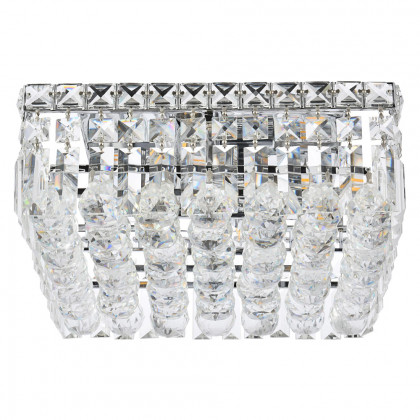 Elegant Flush Mount Light - Chrome, L 12" (V2032F12C-RC)