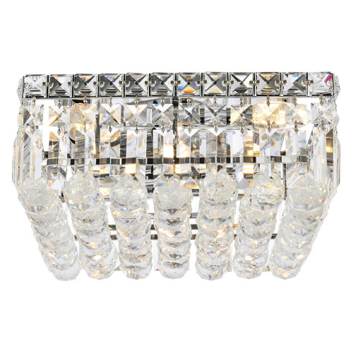 Elegant Flush Mount Light - Chrome, L 14" (V2032F14C-RC)