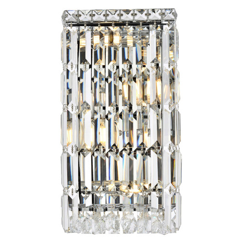 Elegant Wall Sconce - Chrome, L 8" (V2032W8C-RC)