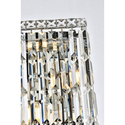 Elegant Wall Sconce - Chrome, L 8" (V2032W8C-RC)