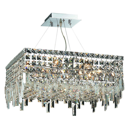 Elegant Chandelier - Chrome, L 20" (V2033D20C-RC)