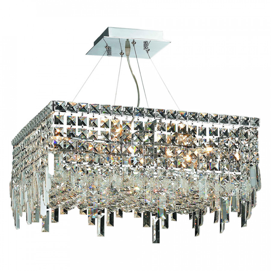 Elegant Chandelier - Chrome, L 20" (V2033D20C-RC)