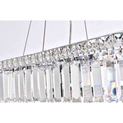 Elegant Chandelier - Chrome, L 10" (V2034D20C-RC)