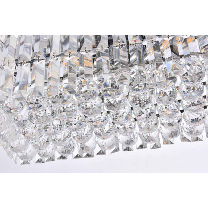 Elegant Chandelier - Chrome, L 10" (V2034D20C-RC)