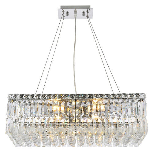 Elegant Chandelier - Chrome, L 12" (V2034D24C-RC)