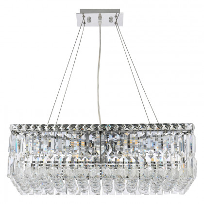 Elegant Chandelier - Chrome, L 12" (V2034D24C-RC)