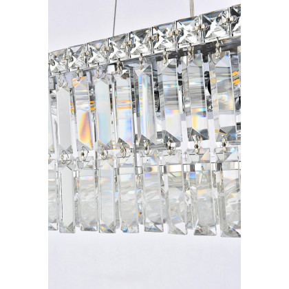 Elegant Chandelier - Chrome, L 12" (V2034D24C-RC)