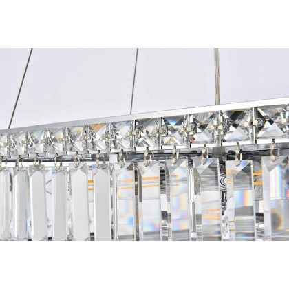 Elegant Chandelier - Chrome, L 12" (V2034D24C-RC)