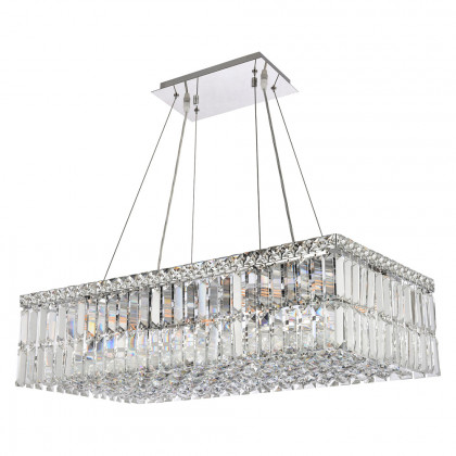 Elegant Chandelier - Chrome, L 14" (V2034D28C-RC)