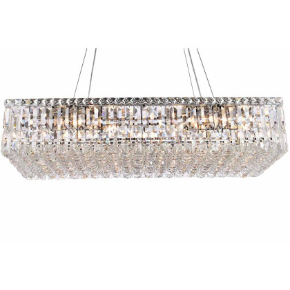 Elegant Chandelier - Chrome, L 18" (V2034D36C-RC)