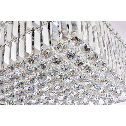 Elegant Chandelier - Chrome, L 18" (V2034D36C-RC)