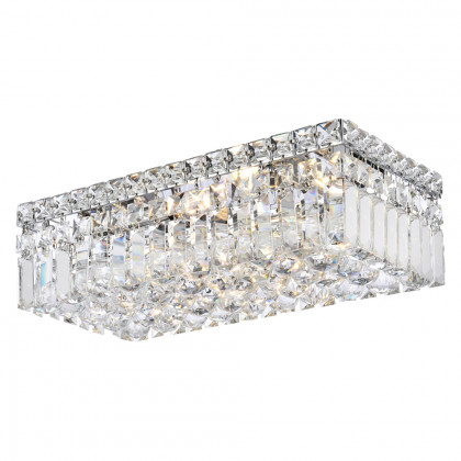 Elegant Flush Mount Light - Chrome, L 8" (V2034F16C-RC)