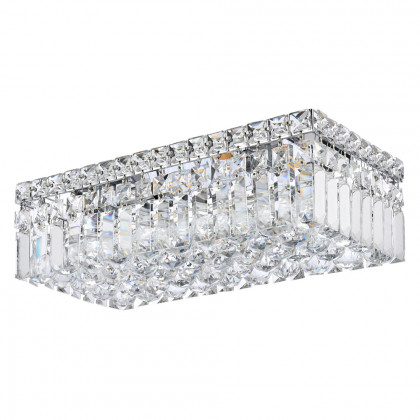 Elegant Flush Mount Light - Chrome, L 8" (V2034F16C-RC)