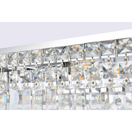 Elegant Flush Mount Light - Chrome, L 10" (V2034F20C-RC)