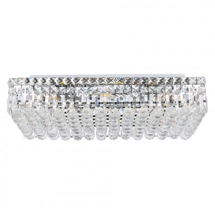 Elegant Flush Mount Light - Chrome, L 12" (V2034F24C-RC)