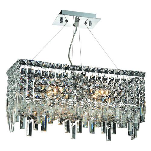 Elegant Chandelier - Chrome, L 10" (V2035D20C-RC)