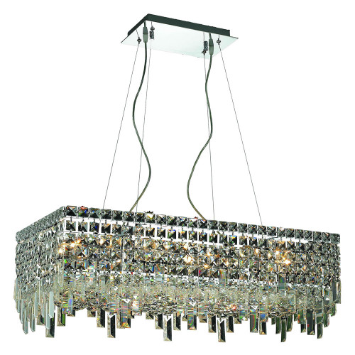 Elegant Chandelier - Chrome, L 14" (V2035D28C-RC)