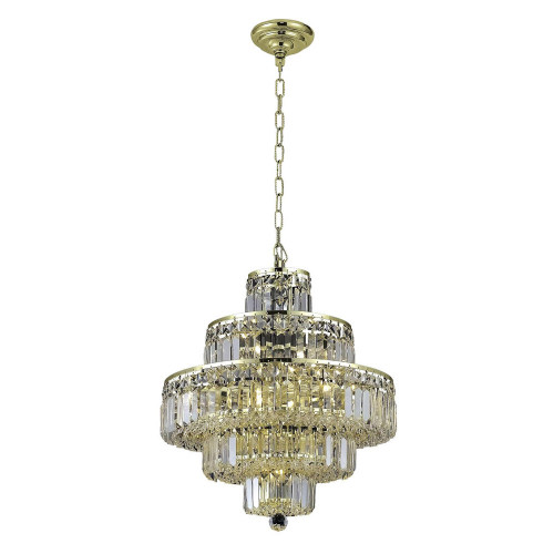 Elegant Chandelier - Gold, L 20" (V2038D20G-RC)