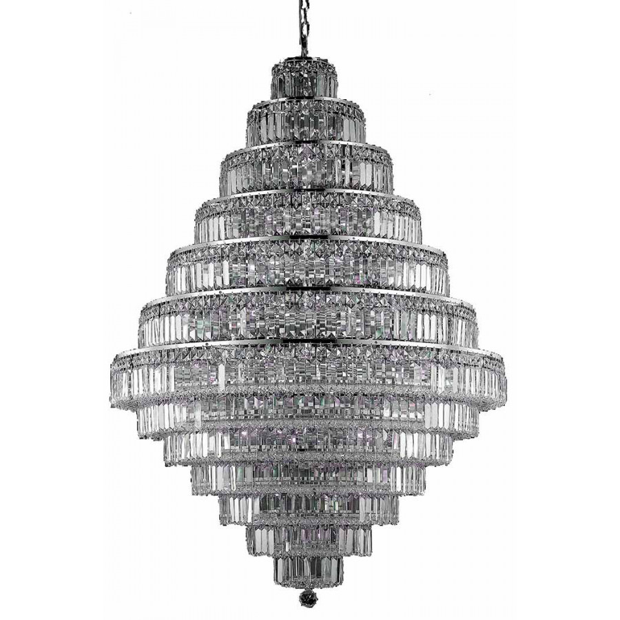 Elegant Chandelier - Chrome/RC, L 42" (V2038G42C-RC)