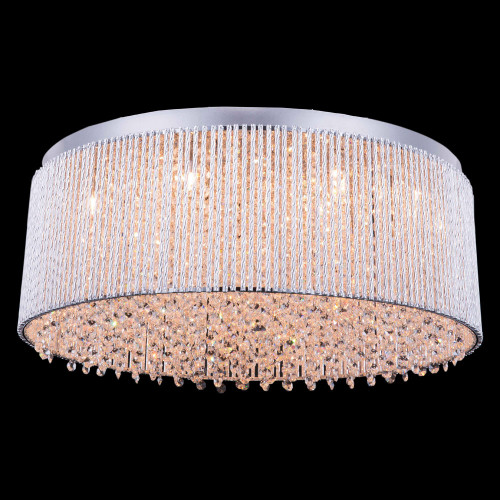 Elegant Flush Mount Light - Chrome, L 24" (V2092F24C-RC)