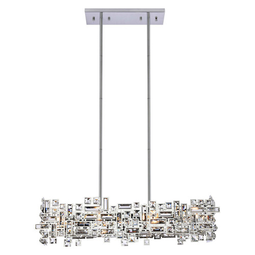 Elegant Pendant Light - Chrome, L 11" (V2100D35C-RC)
