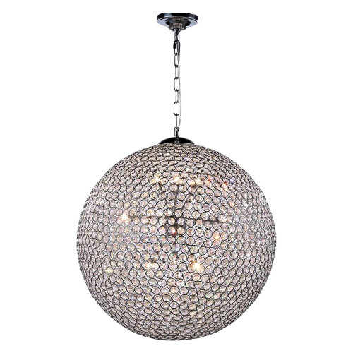 Elegant Pendant Light - Chrome, L 24" (V2102D24C-RC)