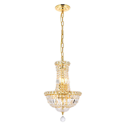Elegant Pendant Light - Gold, L 12" (V2528D12G-RC)