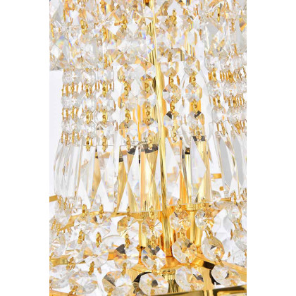 Elegant Pendant Light - Gold, L 14" (V2528D14G-RC)