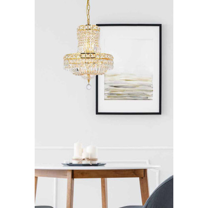 Elegant Pendant Light - Gold, L 14" (V2528D14G-RC)