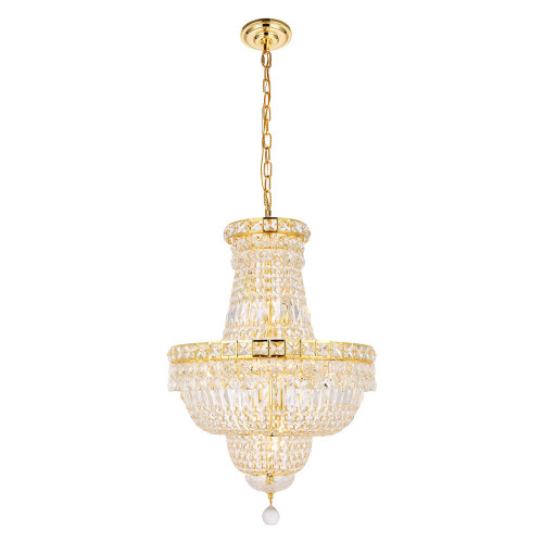 Elegant Pendant Light - Gold, L 18" (V2528D18G-RC)