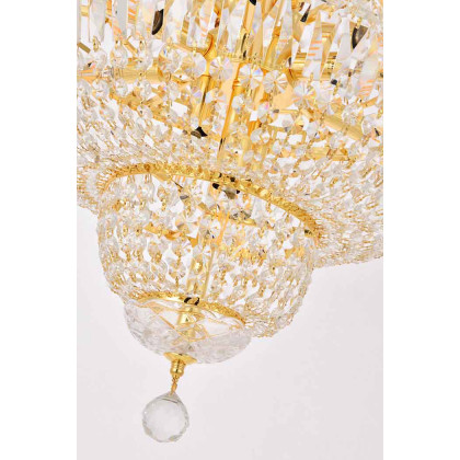 Elegant Pendant Light - Gold, L 18" (V2528D18G-RC)