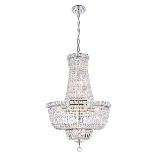 Elegant Pendant Light - Chrome, L 22" (V2528D22C-RC)
