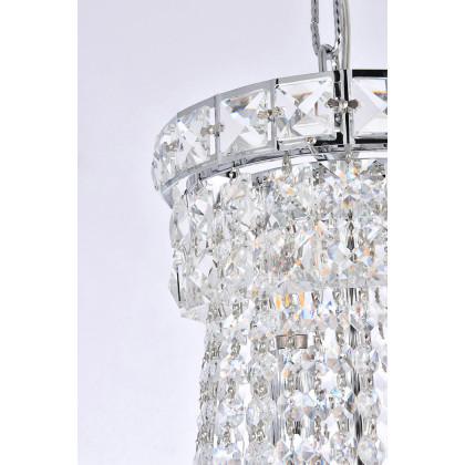 Elegant Pendant Light - Chrome, L 22" (V2528D22C-RC)
