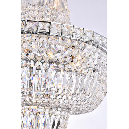 Elegant Pendant Light - Chrome, L 22" (V2528D22C-RC)