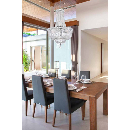 Elegant Pendant Light - Chrome, L 22" (V2528D22C-RC)