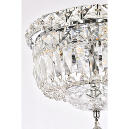 Elegant Flush Mount Light - Chrome, L 10" (V2528F10C-RC)