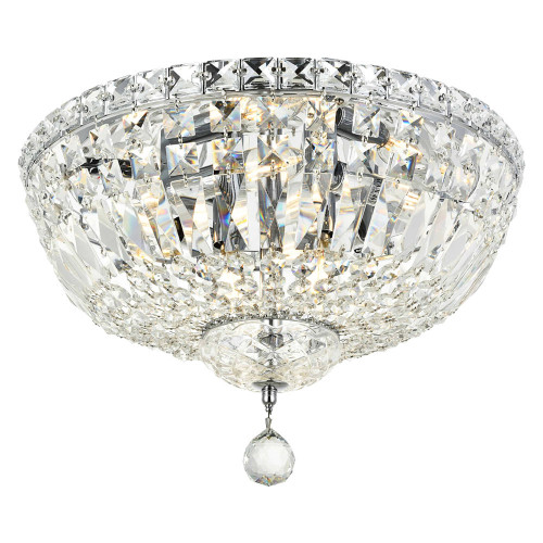 Elegant Flush Mount Light - Chrome, L 16" (V2528F16C-RC)