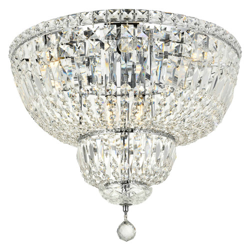 Elegant Flush Mount Light - Chrome, L 20" (V2528F20C-RC)
