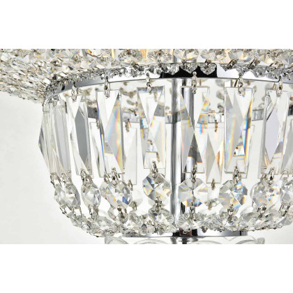 Elegant Flush Mount Light - Chrome, L 20" (V2528F20C-RC)