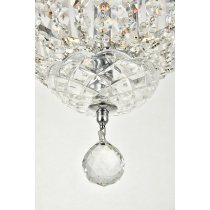 Elegant Flush Mount Light - Chrome, L 20" (V2528F20C-RC)