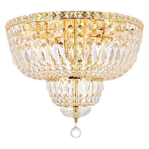 Elegant Flush Mount Light - Gold, L 20" (V2528F20G-RC)