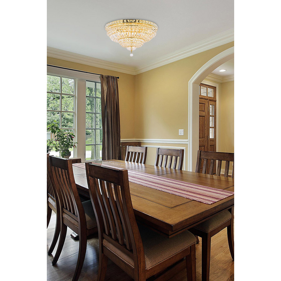 Elegant Flush Mount Light - Gold, L 24" (V2528F24G-RC)
