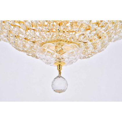 Elegant Flush Mount Light - Gold, L 24" (V2528F24G-RC)