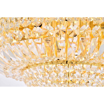 Elegant Flush Mount Light - Gold, L 24" (V2528F24G-RC)