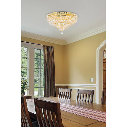 Elegant Flush Mount Light - Gold, L 24" (V2528F24G-RC)